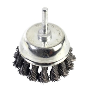 CEPILLO CIRCULAR COPA ALAMBRE TRENZADO 75MM SINDEX