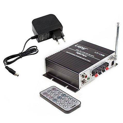 AMPLIFICADOR DIGITAL ESTÉREO HI-FI PORTÁTIL CON USB/SD/FM/MP3 LEPY - Imagen 3