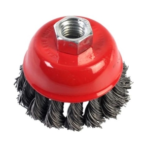 CEPILLO COPA ALAMBRE TRENZADO 65MM SINDEX