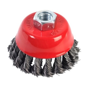 CEPILLO COPA ALAMBRE TRENZADO 80MM SINDEX