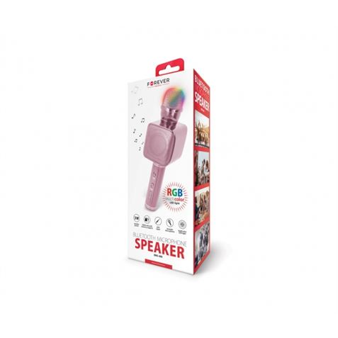 MICROFONO KARAOKE BLUETOOTH BMS-400 ROSA FOREVER - Imagen 2
