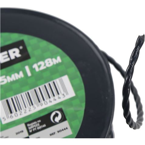 NYLON CORTE REDONDO DESBROZADORA 4.5mmX128mts MADER - Imagen 2