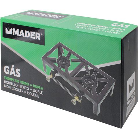 FOGON DE GAS ALTA POTENCIA 2 FUEGOS MADER - Imagen 4