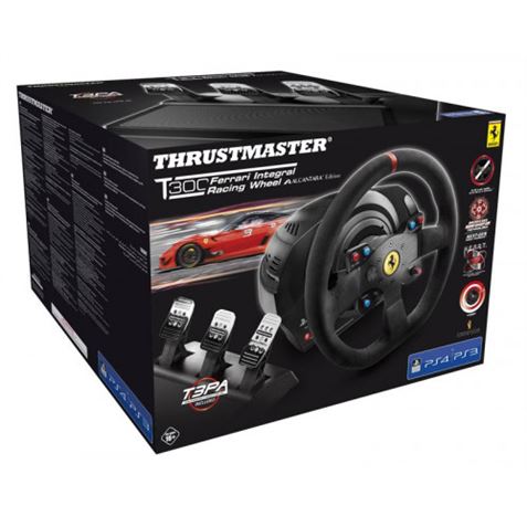 VOLANTE + PEDALES FERRARI T300 ALCANTARA EDITION THRUSTMASTER - Imagen 4