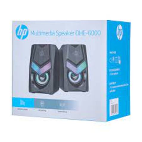 ALTAVOCES RGB GAMING DHE-6000 USB 2.0 NEGRO HP - Imagen 2