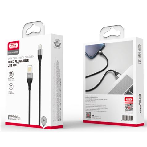 CABLE NB188 CARGA RAPIDA SLIM USB - MICRO USB | 2.4A | 1 METRO XO - Imagen 3