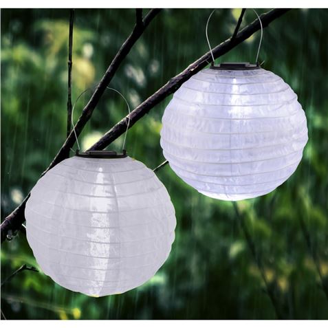 FAROL SOLAR LED REDONDO EXTERIOR BLANCO 3000K - Imagen 2