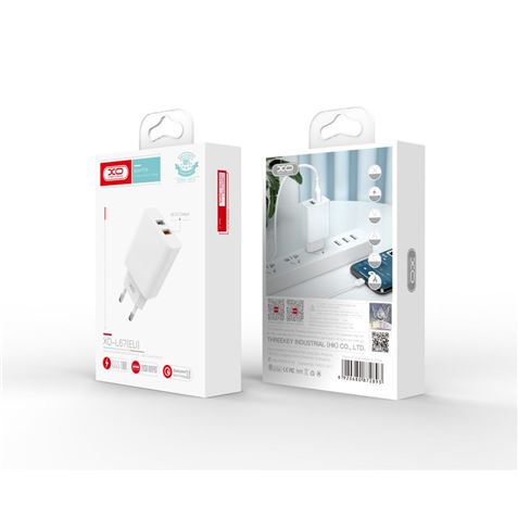 PACK CARGADOR DE CORRIENTE L67 18W QUICK CHARGE 3.0 | CABLE LIGHTNING USB X - Imagen 2