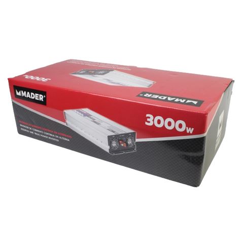 INVERSOR DE CORRIENTE 3000W. 12V. MADER - Imagen 4