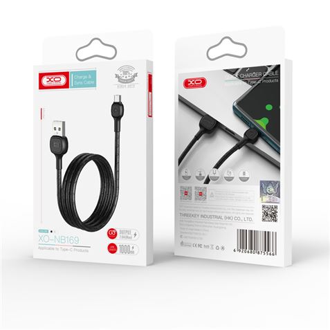 CABLE NB169 CORDON USB - MICRO USB | 2A | 1 MTR | BLANCO XO - Imagen 2