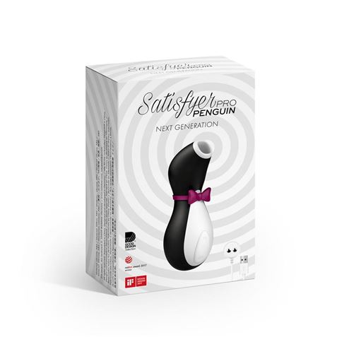 SUCCIONADOR DE CLÍTORIS PRO PENGUIN NEXT GEN NEGRO SATISFYER - Imagen 3