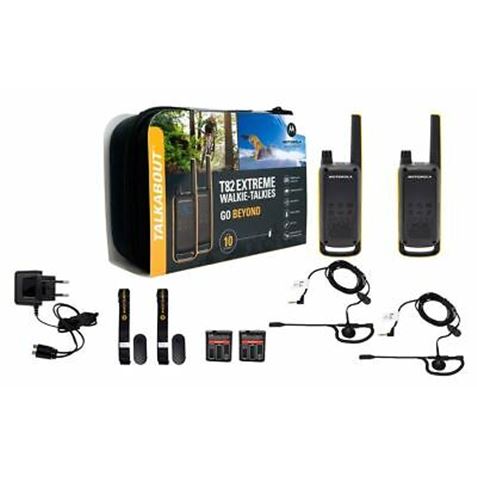 PACK 2 WALKIE-TALKIE MOTOROLA TLKR-T82EXTREME NEGRO - Imagen 3