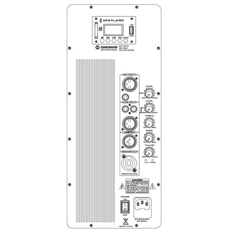 ALTAVOZ AUTOAMPLIFICADO 15" 800W SERIE PRO COOLSOUND - Imagen 2
