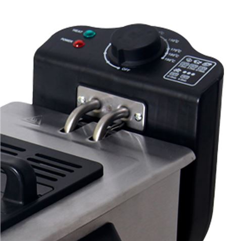FREIDORA 3 LITROS INOXIDABLE 2000W DESMONTABLE MUVIP - Imagen 4
