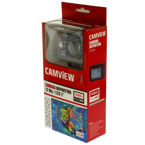 CAMARA DEPORTIVA FULL HD 1080P 12MPX | LCD 2" | CAMVIEW - Imagen 5