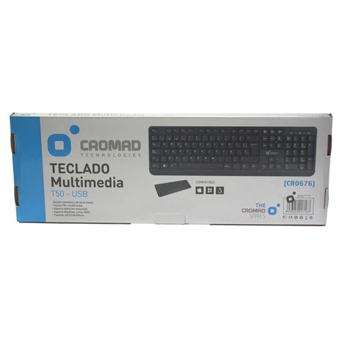 TECLADO MULTIMEDIA T50 USB CROMAD - Imagen 5