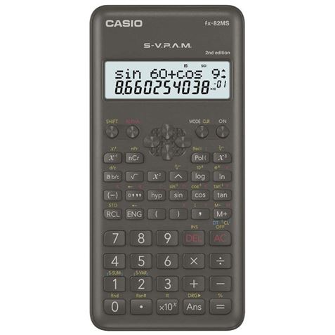 CALCULADORA TECNICO - CIENTÍFICA FX-82MS-II 240 FUNCIONES CASIO